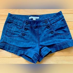 Forever 21 Sailor Button Denim twill shorts